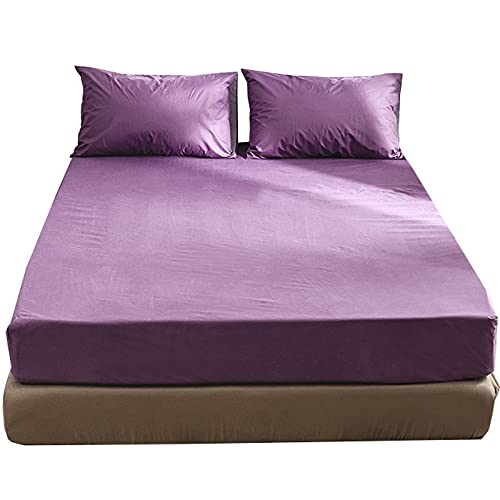 wasserdichte Spannbettlaken Spannbetttuch - Matratzenschoner Bettlaken Atmungsaktive 180x200cm Boxspringbett Spannbettuch Anti-Milben Matratzenschutz Matratzen Topper von POIUYT