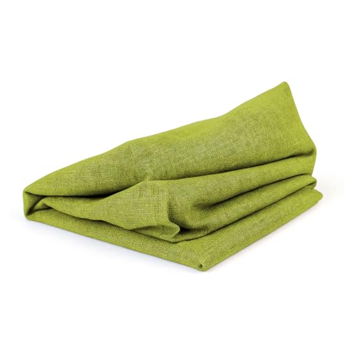 POKAR Bezüge für Palettenkissen Palettenauflagen Palettenmöbel Palettensofa 2er Set: Sitzkissen 120x80 + Rückenlehne 120x40, Limette von POKAR