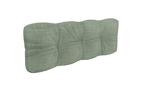 POKAR Palettenkissen Palletenauflagen Palettenpolster Palettensofa Palettenmöbel Schaumflocken Kissen für Europaletten Sitzkissen 120x40, Grün von POKAR