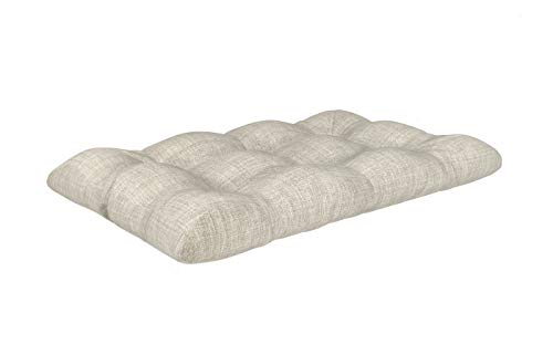 POKAR Palettenkissen Palletenauflagen Palettenpolster Palettensofa Palettenmöbel Schaumflocken Kissen für Europaletten Sitzkissen 120x60, Beige von POKAR