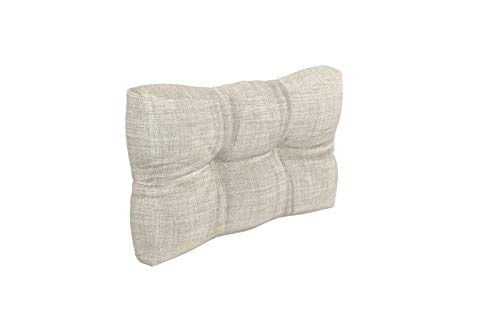 POKAR Palettenkissen Palletenauflagen Palettenpolster Palettensofa Palettenmöbel Schaumflocken Kissen für Europaletten Sitzkissen 60x40, Beige von POKAR