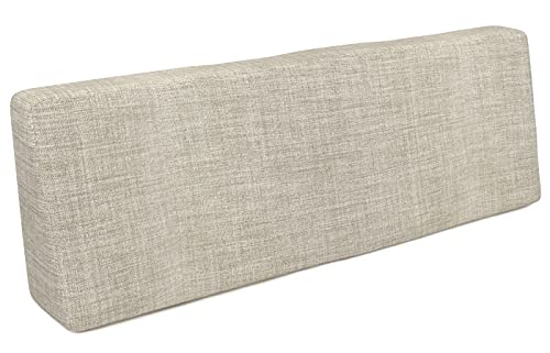 POKAR Palettenkissen Palettenauflagen mit abnehmbarem Bezug Palettenauflage Palettenmöbel Palettensofa, Rückenlehne 120x40, Beige von POKAR