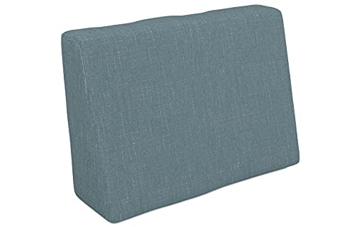 POKAR Palettenkissen Palettenauflagen mit abnehmbarem Bezug Palettenauflage Palettenmöbel Palettensofa, Seitenkissen 60x40, Blau von POKAR