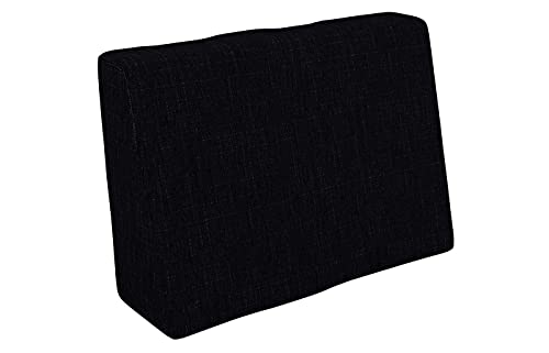 POKAR Palettenkissen Palettenauflagen mit abnehmbarem Bezug Palettenauflage Palettenmöbel Palettensofa, Seitenkissen 60x40, Schwarz von POKAR