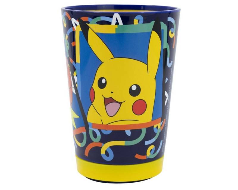 POKEMON JUEGO DE CARTAS Trinkflasche Pokemon Pikachu Kippsicher Trinkbecher PP 470ml Drop Safe von POKEMON JUEGO DE CARTAS