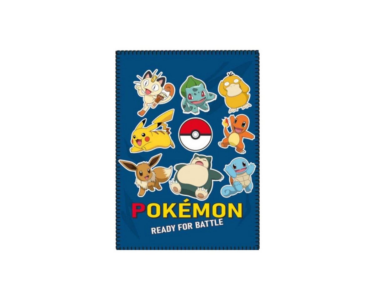 Wohndecke Pokémon Ready for Bottle Fleecedecke 100x140cm, POKEMON JUEGO DE CARTAS, Geschenkidee für Mädchen und Jungen von POKEMON JUEGO DE CARTAS