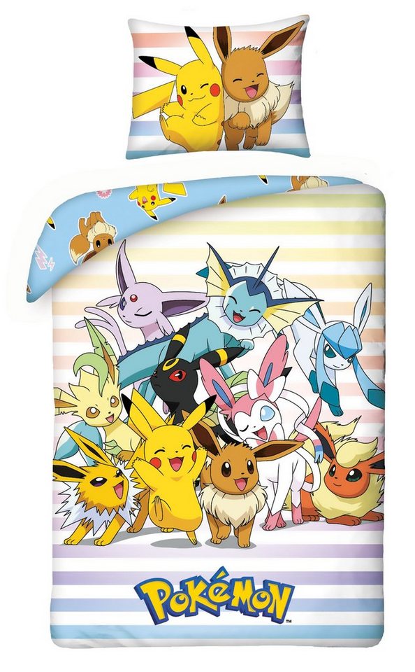 Bettwäsche Pokemon GO Pikachu Kinderbettwäsche 140 x 200 cm, POKÉMON von POKÉMON