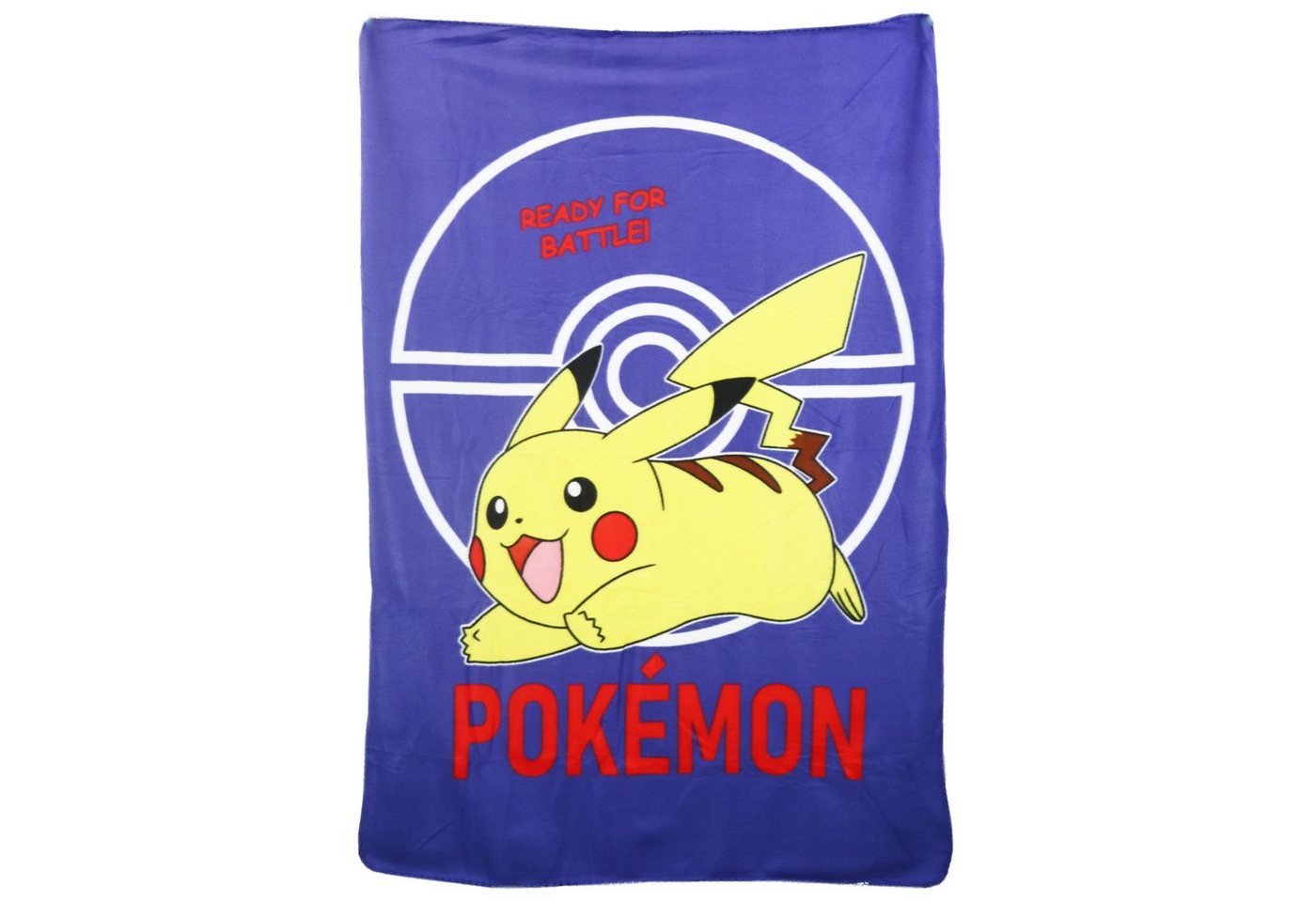 Kinderdecke Pokemon Pikachu Kinder Fleecedecke leichte Kuscheldecke, POKÉMON, Gr. 100x140 cm von POKÉMON