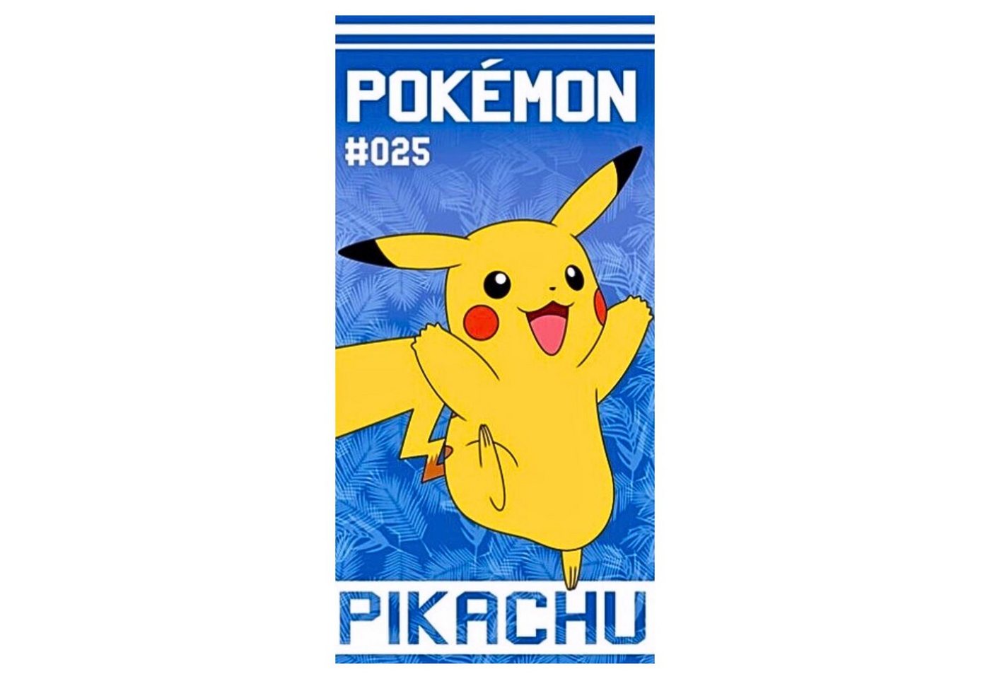 POKÉMON Badetuch Pikachu, Baumwolle, Strandtuch 70 x 140 cm von POKÉMON