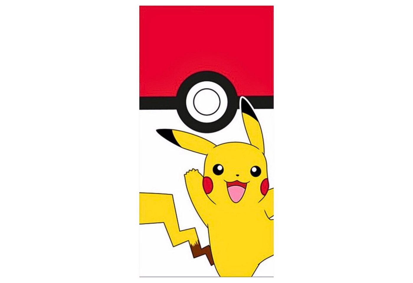 POKÉMON Badetuch Pikachu, Baumwolle, Strandtuch 70 x 140 cm von POKÉMON