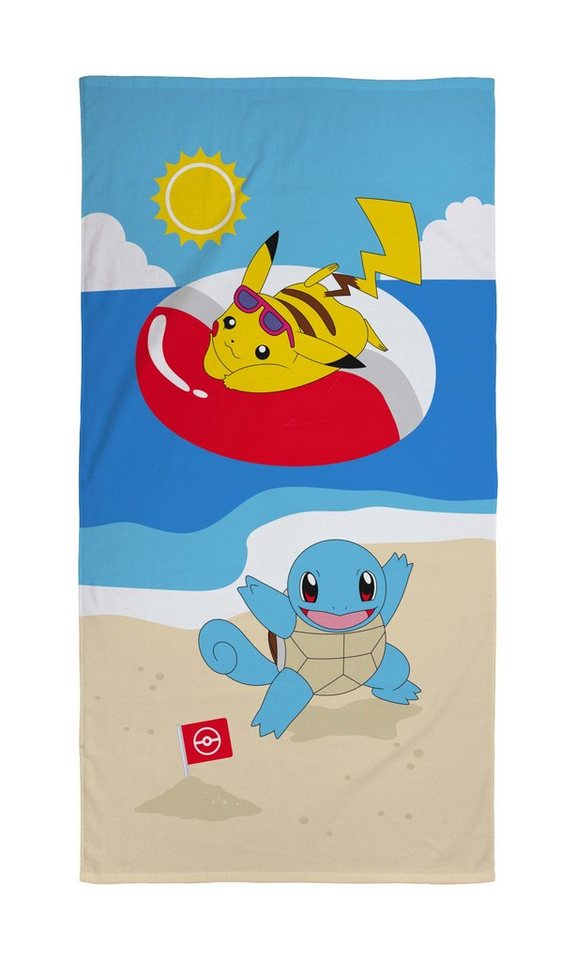 POKÉMON Badetuch Pokemon Badetuch Handtuch Strandtuch 70 x 140 cm von POKÉMON