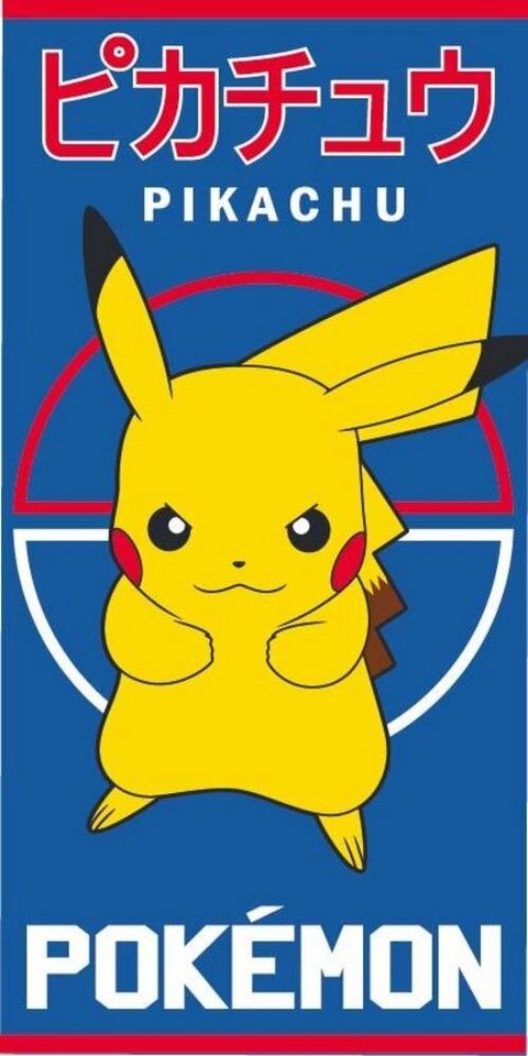 POKÉMON Strandtuch Pokemon Badetuch Handtuch Strandtuch 70 x 140 cm von POKÉMON