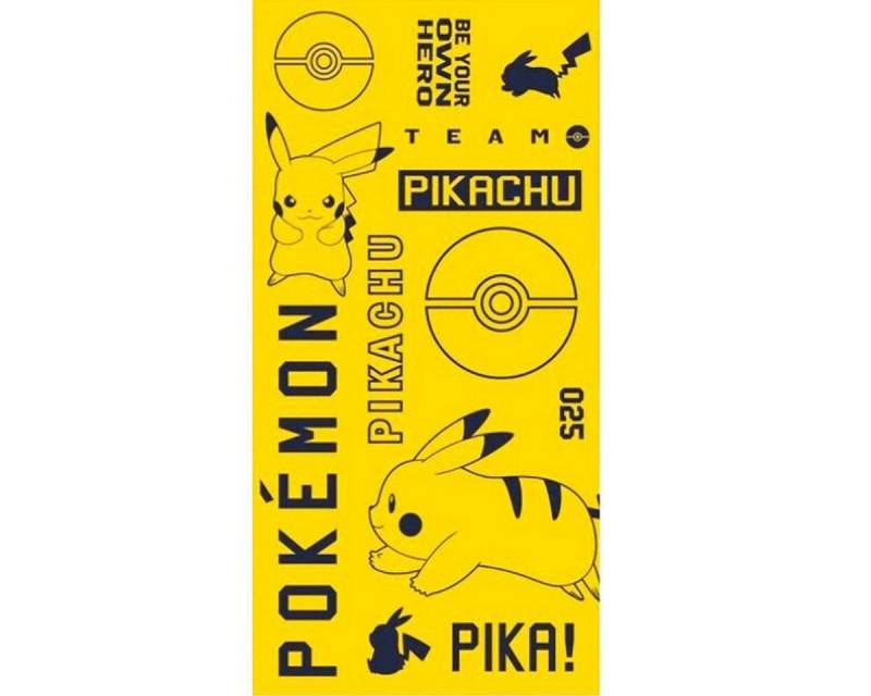POKÉMON Strandtuch Pool-Accessoire Farbenfrohes Baumwoll-Strandtuch, 70cm x 140cm von POKÉMON