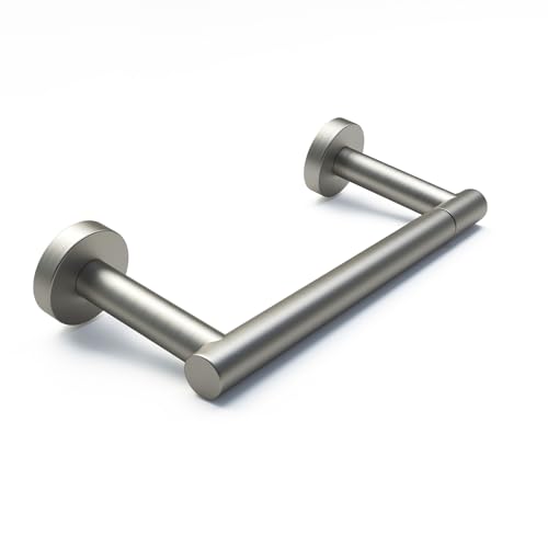 POKIM Toilettenpapierhalter, gebürstetes Nickel, Metall, Badezimmer, flexibel, schwenkbar, groß, Wandmontage, SUS 304 Edelstahl, verstellbarer Toilettenpapierhalter, TP, Mega-Rollenhalter, modern von POKIM
