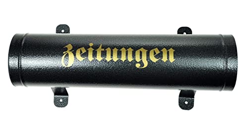 Antik Schwarz-Silber Zeitungsrolle Zeitungsbox Zeitungsfach Retro-Schriftzug PD Antik Schwarz-Silber Zeitungsrolle Zeitungsbox Zeitungsfach Retro-Schriftzug PD von POKM Toolsmarket GmbH