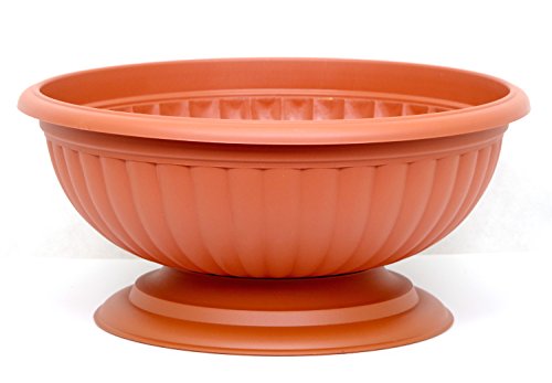 Blumenschale Pflanzschale Blumenkübel Grace ∅30,5 cm Terracotta von POKM Toolsmarket GmbH