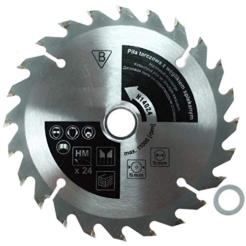 Kreissägeblatt Stahlkreissäge 185x24x20 Dedra H18524 mit Reduzierring von 20 mm auf 16 mm von POKM Toolsmarket GmbH