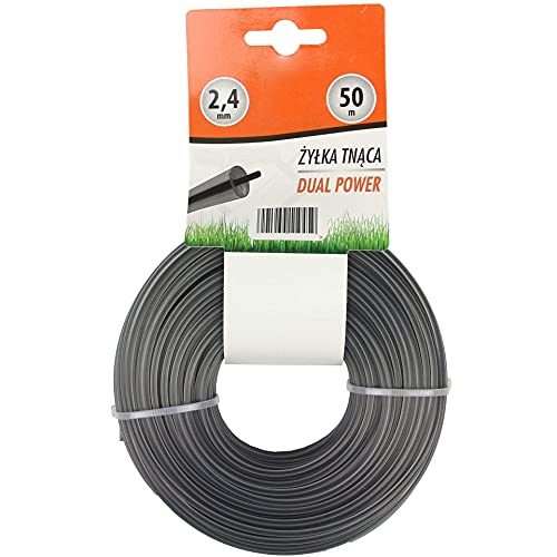 Verstärkt Trimmerfaden Motorsense 50m Rund 2,4 mm Ersatzfaden Fadenkopf M103 Verstärkt Trimmerfaden Motorsense 50m Rund 2,4 mm Ersatzfaden Fadenkopf M103 von POKM Toolsmarket GmbH