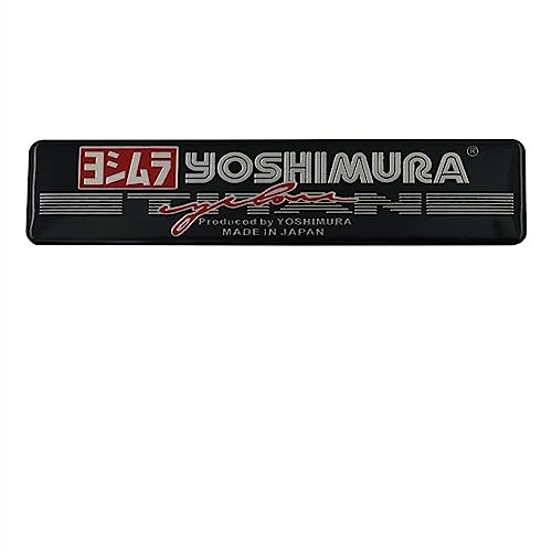 Motorrad-Auspuffrohr-Aufkleber, Hochtemperaturbeständiger Metall-Aluminium-Aufkleber, Logo, Modifizierter Personalisierter Dekorationsaufkleber (Color : JH132) von POKVEA