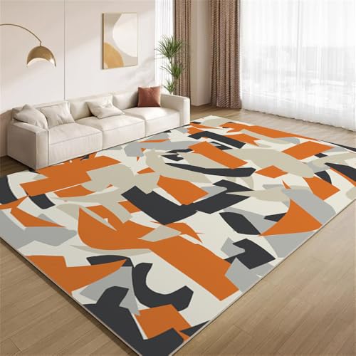 POKXAEU Abstrakte Graffiti-Camouflage Teppich Moderne, Farbenfrohe Kunst Eingangsbereich-Teppich rutschfest Fußmatte weich waschbar Bodenteppich für Wohnzimmer Innenbereich Flur Matten 60x90cm POKXAEU Abstrakte Graffiti-Camouflage Teppich Moderne, Farbenfrohe Kunst Eingangsbereich-Teppich rutschfest Fußmatte weich waschbar Bodenteppich für Wohnzimmer Innenbereich Flur Matten 60x90cm von POKXAEU