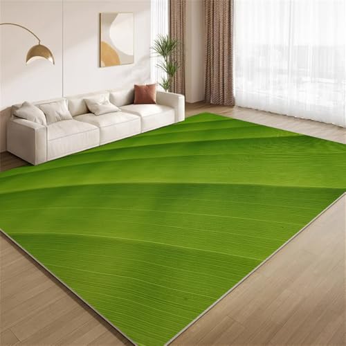 POKXAEU Abstrakte Grüne Streifen Teppich Vintage Grüne Welle Waschbarer Wohnzimmer-Schlafzimmer-Teppich weich rutschfest Kurzflor Matte für Bauernhaus Zuhause Boden Flur 120x150cm POKXAEU Abstrakte Grüne Streifen Teppich Vintage Grüne Welle Waschbarer Wohnzimmer-Schlafzimmer-Teppich weich rutschfest Kurzflor Matte für Bauernhaus Zuhause Boden Flur 120x150cm von POKXAEU