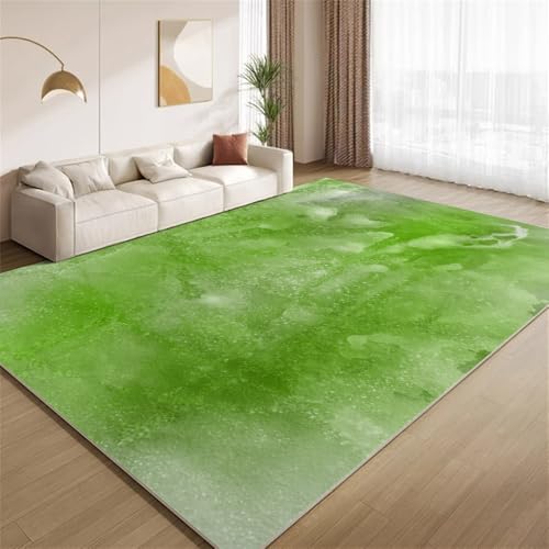 POKXAEU Grunge Grünes Aquarell Teppich Ombré-Grün Waschbarer Wohnzimmer-Schlafzimmer-Teppich weich rutschfest Kurzflor Matte für Bauernhaus Zuhause Boden Flur 120x150cm POKXAEU Grunge Grünes Aquarell Teppich Ombré-Grün Waschbarer Wohnzimmer-Schlafzimmer-Teppich weich rutschfest Kurzflor Matte für Bauernhaus Zuhause Boden Flur 120x150cm von POKXAEU