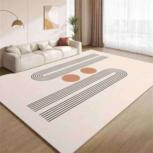 POKXAEU Moderne Mid-Century-Kunst Teppich Vintage-Beige Boho Eingangsbereich-Teppich rutschfest Fußmatte weich waschbar Bodenteppich für Wohnzimmer Innenbereich Flur Matten 60x90cm POKXAEU Moderne Mid-Century-Kunst Teppich Vintage-Beige Boho Eingangsbereich-Teppich rutschfest Fußmatte weich waschbar Bodenteppich für Wohnzimmer Innenbereich Flur Matten 60x90cm von POKXAEU