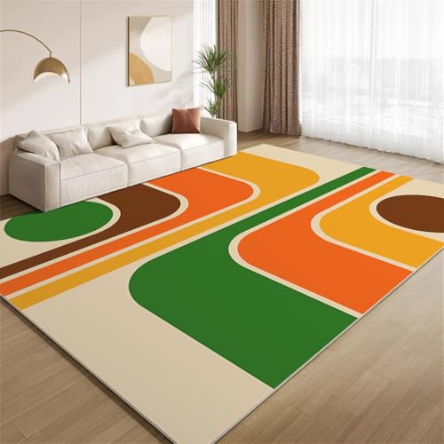 POKXAEU Retro 60Er 70Er Teppich Funky-Bunte Geometrie Waschbare Teppiche für Wohnzimmer weiche Schlafzimmerteppiche Rutschfester Akzentteppich für Büro Kinderzimmer Dekor 120x180cm POKXAEU Retro 60Er 70Er Teppich Funky-Bunte Geometrie Waschbare Teppiche für Wohnzimmer weiche Schlafzimmerteppiche Rutschfester Akzentteppich für Büro Kinderzimmer Dekor 120x180cm von POKXAEU