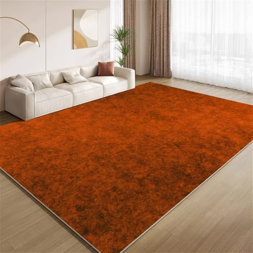 POKXAEU Retro-Burnt-Orange Teppich Vintage Orange Schwarz Maschinenwaschbare Teppiche für Wohnzimmer weich rutschfest Teppich für Schlafzimmer Kinderzimmer Klassenzimmer Büro 150x210cm POKXAEU Retro-Burnt-Orange Teppich Vintage Orange Schwarz Maschinenwaschbare Teppiche für Wohnzimmer weich rutschfest Teppich für Schlafzimmer Kinderzimmer Klassenzimmer Büro 150x210cm von POKXAEU