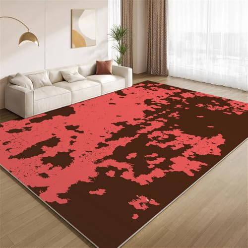 POKXAEU Retro-Rotbraun Teppich Grunge-Kunst Im Used-Look Eingangsbereich-Teppich rutschfest Fußmatte weich waschbar Bodenteppich für Wohnzimmer Innenbereich Flur Matten 60x90cm POKXAEU Retro-Rotbraun Teppich Grunge-Kunst Im Used-Look Eingangsbereich-Teppich rutschfest Fußmatte weich waschbar Bodenteppich für Wohnzimmer Innenbereich Flur Matten 60x90cm von POKXAEU