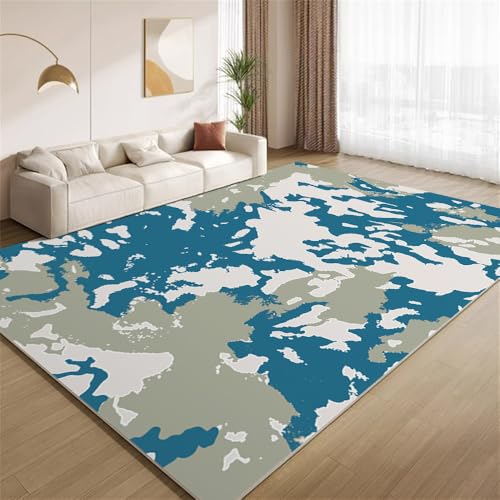 POKXAEU Vintage Blaugrau Teppich Abstraktes Grunge-Graffiti Innenbereich Teppich weiche Kunstwolle rutschfest waschbar Akzentteppich für Wohnzimmer Haustür Flur Dekoration 90x120cm POKXAEU Vintage Blaugrau Teppich Abstraktes Grunge-Graffiti Innenbereich Teppich weiche Kunstwolle rutschfest waschbar Akzentteppich für Wohnzimmer Haustür Flur Dekoration 90x120cm von POKXAEU