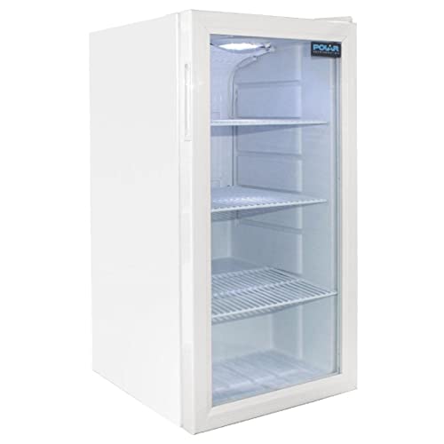 Polar CF750 Serie C Displaykühlschrank Tischmodell 88L , Weiß, 825(H)x 430(W)x 480(D)mm von POLAR REFRIGERATION