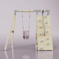 Klettergerüst Schneehase aus Holz in Rosa - Polarplay von POLARPLAY