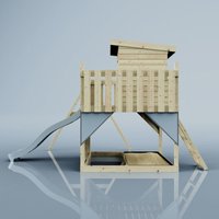 Polarplay - OutdoorToys Spielturm Alma aus Holz in Grün mit Babyschaukel Polarplay - OutdoorToys Spielturm Alma aus Holz in Grün mit Babyschaukel von POLARPLAY