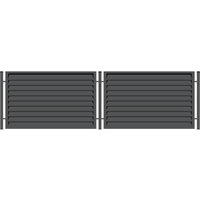 Polbram Zaun-Komplettset Ulrich 120 inkl. Zaunfelder, Pfosten und Halterungen Polbram Zaun-Komplettset Ulrich 120 inkl. Zaunfelder, Pfosten und Halterungen von POLBRAM