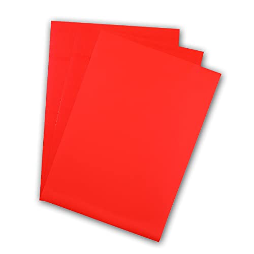 POLI-FLEX TURBO Flexfolie - DIN A4, Farbe:4973 FLAME-RED von POLI-TAPE