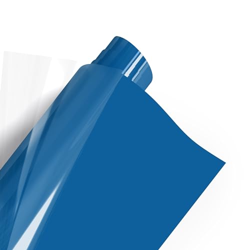 POLI-FLEX TURBO Flexfolie Meterware Farbauswahl für T-Shirts, Breite:13.9 cm ideale Breite für Cricut Joy(TM), Farbe:4906 ROYAL-BLUE von POLI-TAPE
