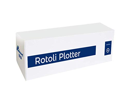 POLICART Pack 4 Rollen Plotter 61 x 50 Meter 90 Gr. mq 50-Core-Weißpapier-Tintenstrahldruck, der mit HP EPSON Canon kompatibel ist von POLICART