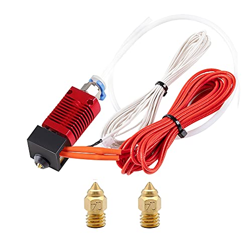 Ender 3 V2 Hotend-Kit mit 2 Aufrüstdüsen 0,4 mm 24 V für Creality Ender 3 / Pro, Ender 5 / Pro / CR10 S4 3D-Drucker Ender 3 V2 Hotend-Kit mit 2 Aufrüstdüsen 0,4 mm 24 V für Creality Ender 3 / Pro, Ender 5 / Pro / CR10 S4 3D-Drucker von POLISI3D