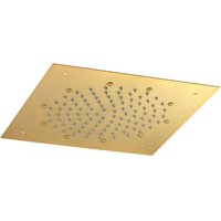 Deckeneinbauduschkopf 30 x 30 cm in gebürstetem Gold Pollini Acqua Design MARTE SD4960303OS Gebürstetes Gold von POLLINI ACQUA DESIGN