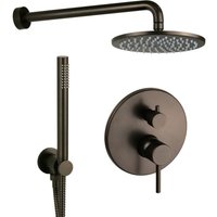 Duschset mit mechanischem 2-Wege-Mischer, rundes Modell in der Farbe Metallic-Braun Pollini Jessy Color G477355255A5 Metallisches Braun Duschset mit mechanischem 2-Wege-Mischer, rundes Modell in der Farbe Metallic-Braun Pollini Jessy Color G477355255A5 Metallisches Braun von POLLINI ACQUA DESIGN