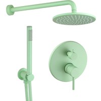 Duschset mit mechanischem 2-Wege-Mischer, rundes Modell in hellgrüner Farbe Pollini Jessy Color G477355255A2 Hellgrün Duschset mit mechanischem 2-Wege-Mischer, rundes Modell in hellgrüner Farbe Pollini Jessy Color G477355255A2 Hellgrün von POLLINI ACQUA DESIGN