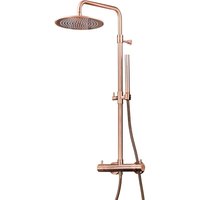 Mechanische Duschsäule, rundes Modell, kupferfarben, Pollini Jessy 40P10264B0RA Kupfer von POLLINI ACQUA DESIGN