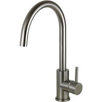 Pollini Acqua Design - Runder Küchenspülenmischer aus aisi 316-Stahl Pollini Jessy Steel MXCUMC16CAS Rostfreier Stahl von POLLINI ACQUA DESIGN