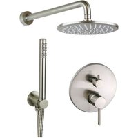 Pollini Acqua Design - copy of Komplettes Duschset in Bronzefarbe mit 200 mm Duschkopf Pollini Jessy C477355255OA edelstahl gebürstet Pollini Acqua Design - copy of Komplettes Duschset in Bronzefarbe mit 200 mm Duschkopf Pollini Jessy C477355255OA edelstahl gebürstet von POLLINI ACQUA DESIGN