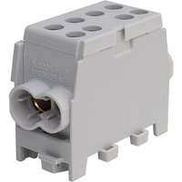 Hauptleitungs-Abzweigklemme - grau, 1-polig 2x Eingang 35 mm² / 2x Ausgang 25 mm² von POLLMANN