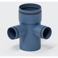 Poloplast - Eckdoppelabzweig Polo-Kal xs DN90/50 87Grad Poloplast - Eckdoppelabzweig Polo-Kal xs DN90/50 87Grad von POLOPLAST