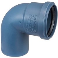 POLO-KAL NG Abflussrohr-Bogen 87,5° mit Muffe - schalldämmend - DN 110 von POLOPLAST