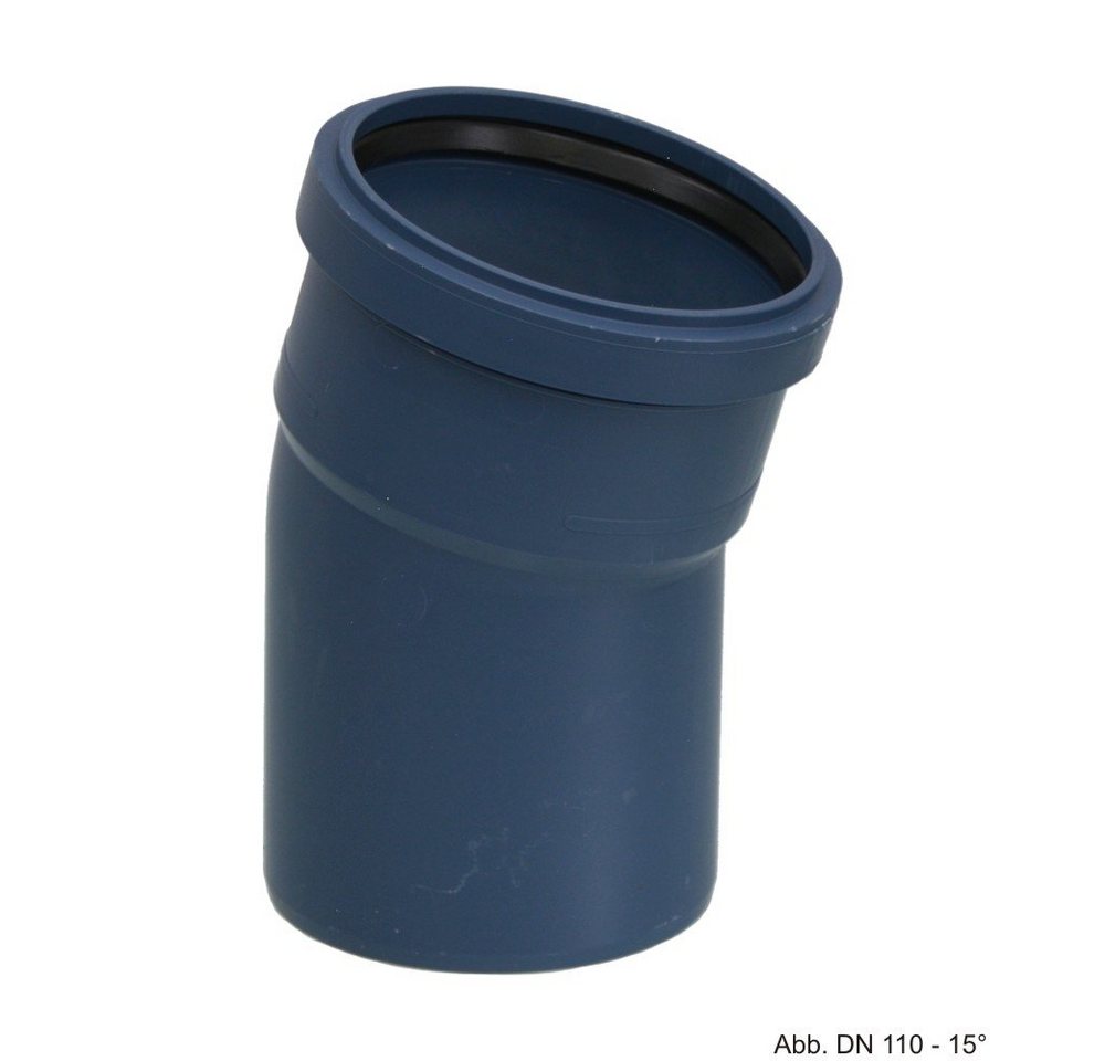 POLOPLAST Wasserrohr POLOPLAST POLO-KAL NG Bogen DN 50, 15 Grad von POLOPLAST