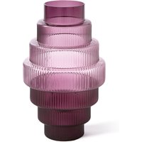 Pols Potten - Steps Vase XXL, dunkles lila von POLSPOTTEN